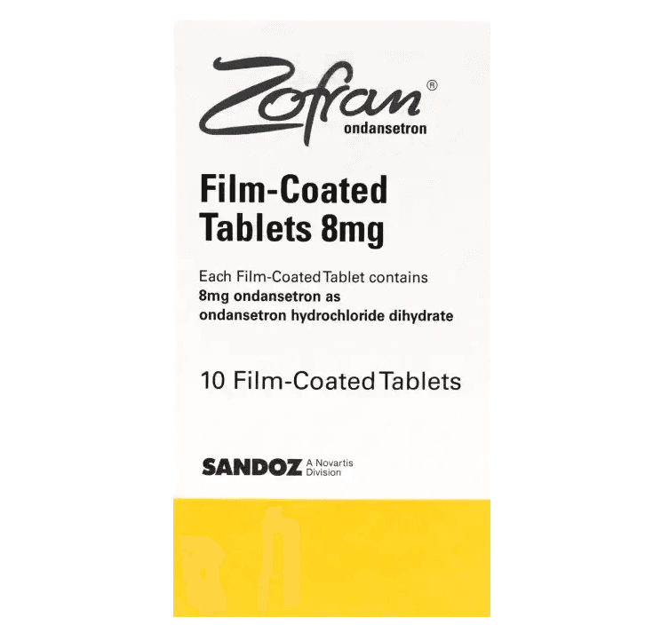 ZOFRAN 8mg Ondansetron - 10 Tablets