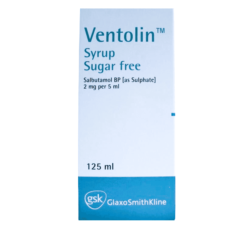 VENTOLIN 2mg/5ml Salbutamol - 150ml Syrup