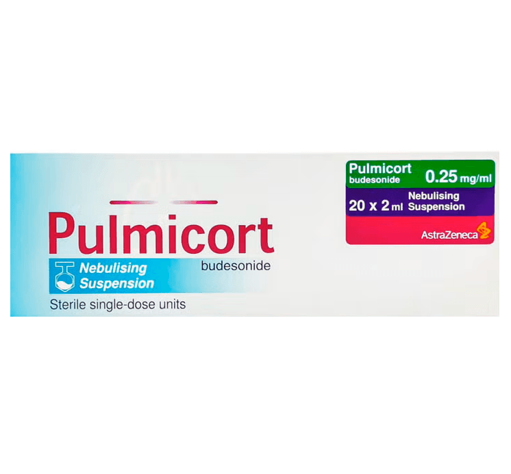 PULMICORT 0.25mg/ml Budesonide - 20 Ampules x 2ml Suspension for Inhalation