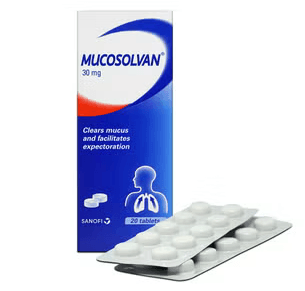 MUCOSOLVAN 30mg Ambroxol HCl - 20 Tablets