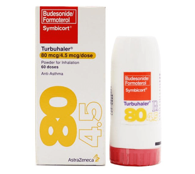 SYMBICORT 80/4.5mcg Budesonide/Formoterol - 120 Dose Turbohaler