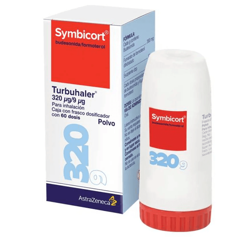SYMBICORT 320/9mcg Budesonide/Formoterol - 60 Dose Turbohaler