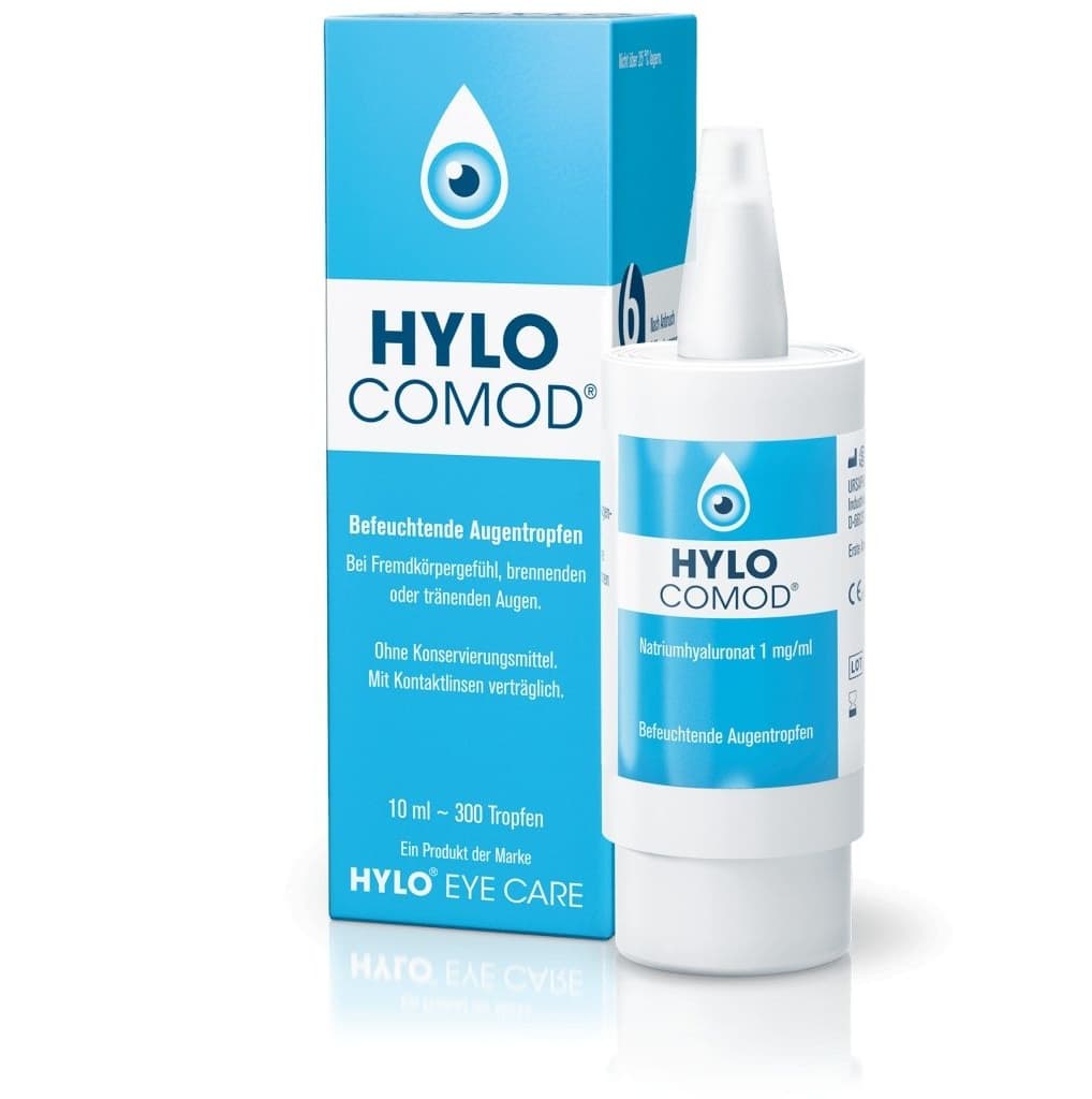 HYLO COMOD Sodium Hyaluronate - 10ml Eye Drops