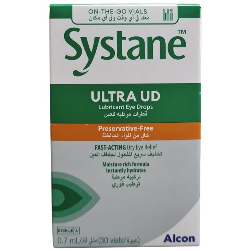 SYSTANE Ultra UD - 30 Vials x 0.7ml Lubricant Eye Drops