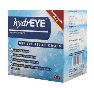 HYDREYE SDU - 30Vials x 0.4ml Eye Drops