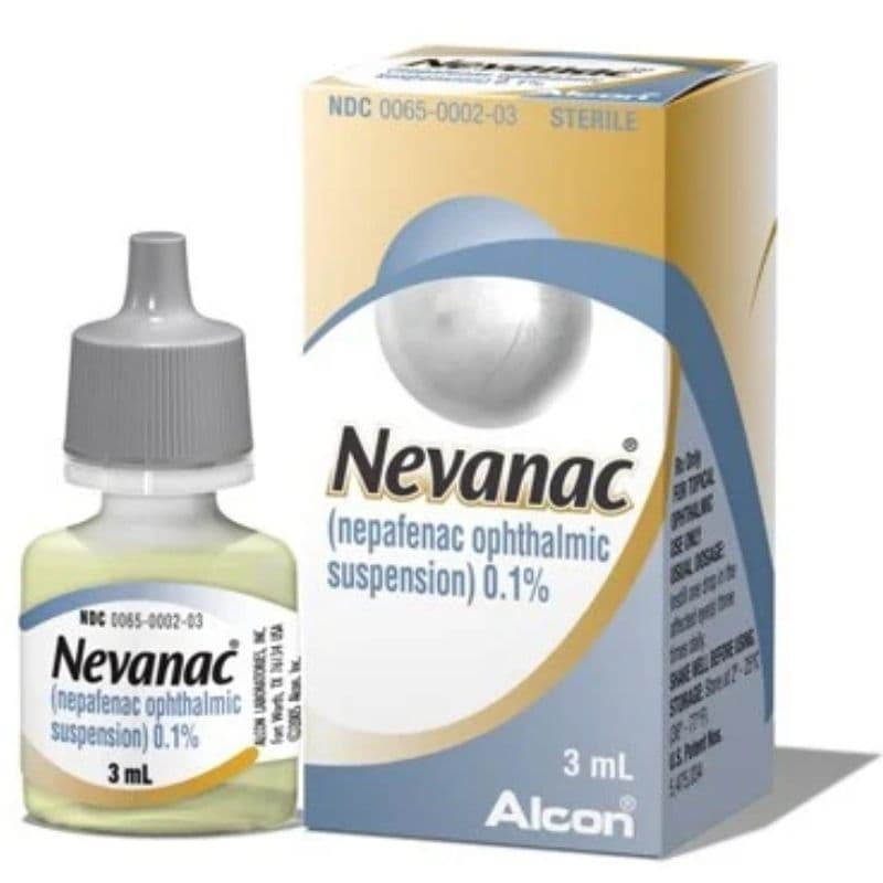 NEVANAC 0.1% Nepafenac - 3ml Eye Drops