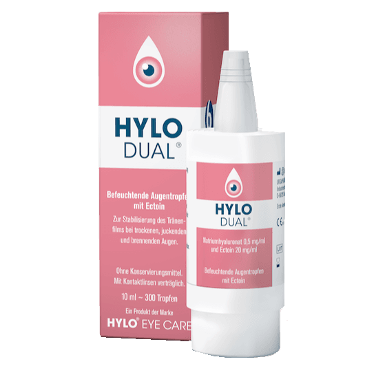 HYLO DUAL Sodium Hyaluronate/Ectoine - 10ml Eye Drops