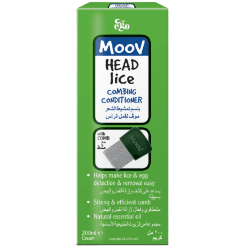 EGO MOOV Head Lice Conditioner + Comb - 200ml 49015