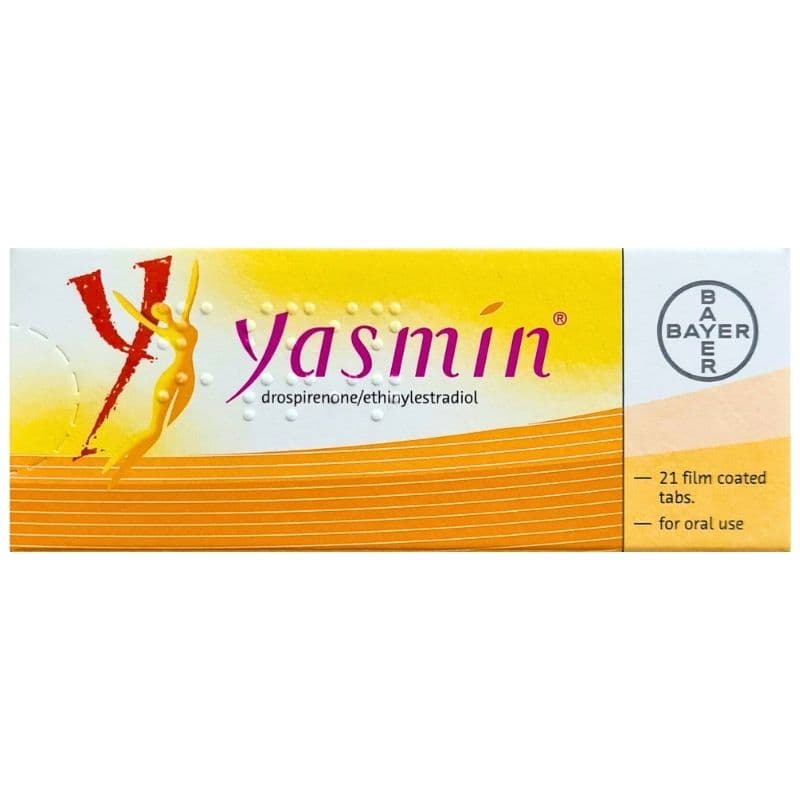 YASMIN 3/0.03mg Drosperinone/Ethinylestradiol - 21 Tablets