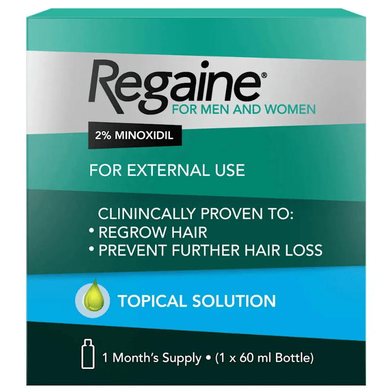 REGAINE 2% Minoxidil Topical Solution - 60ml