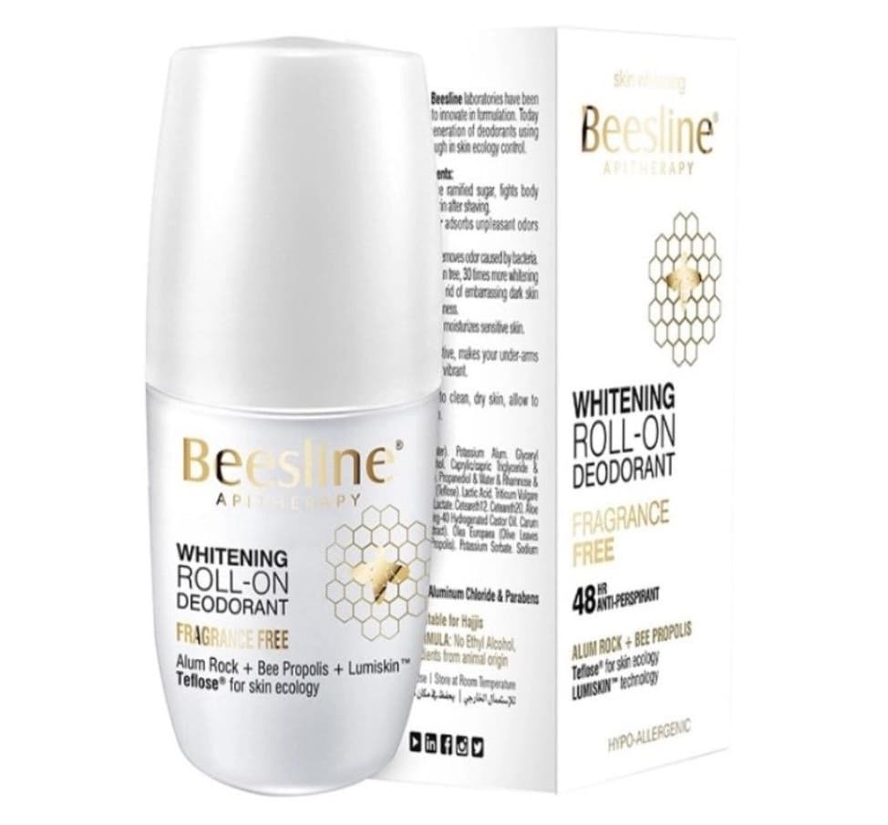 BEESLINE Natural Whitening Deodorant Fragrance-Free - 50ml 110001