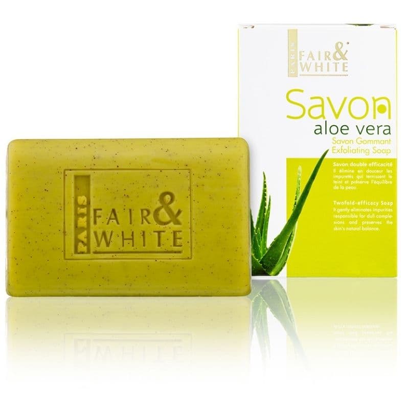 FAIR & WHITE Original Exfoliating Aloe Vera Soap - 200g