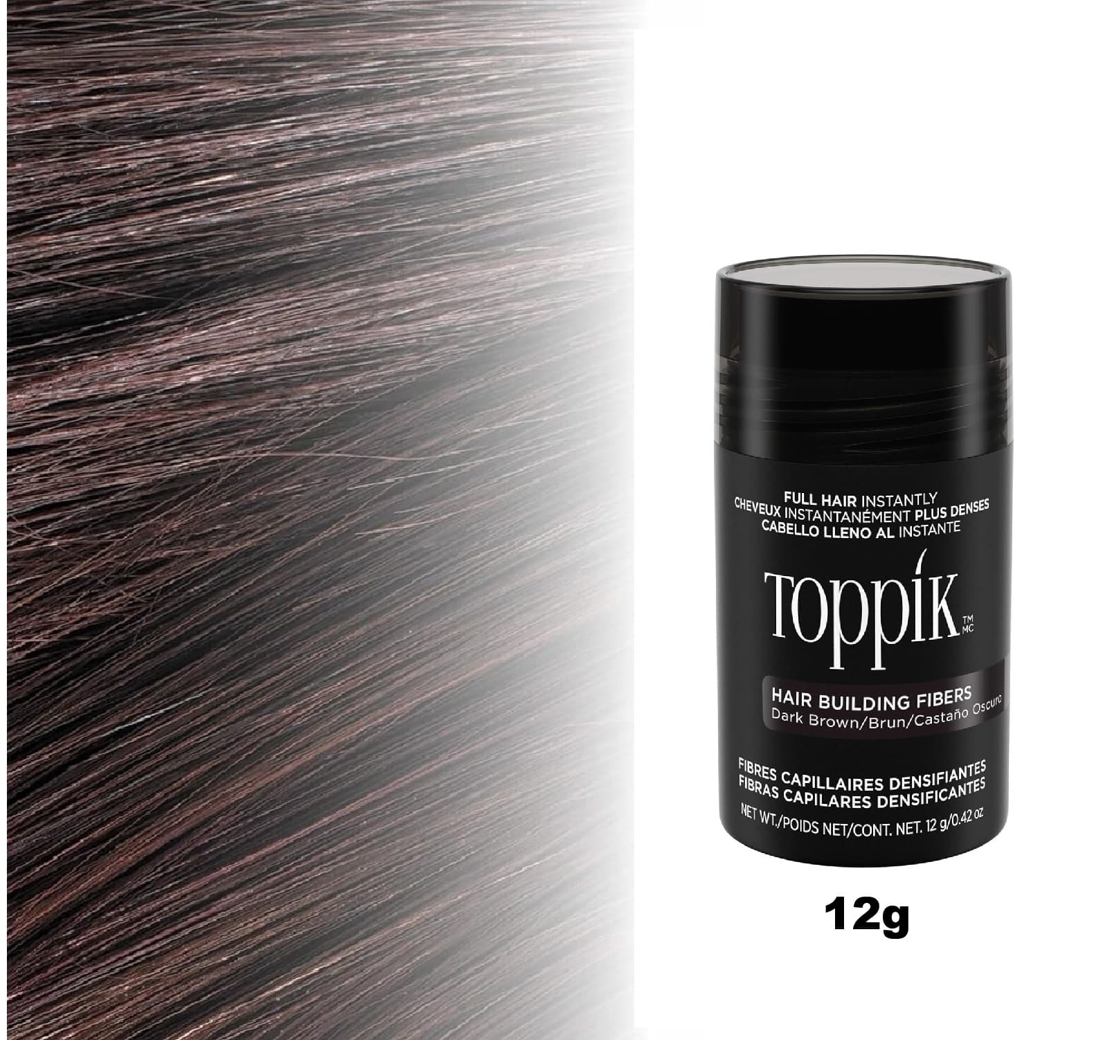 TOPPIK - Dark Brown Hair Fibers 13966 - 12g
