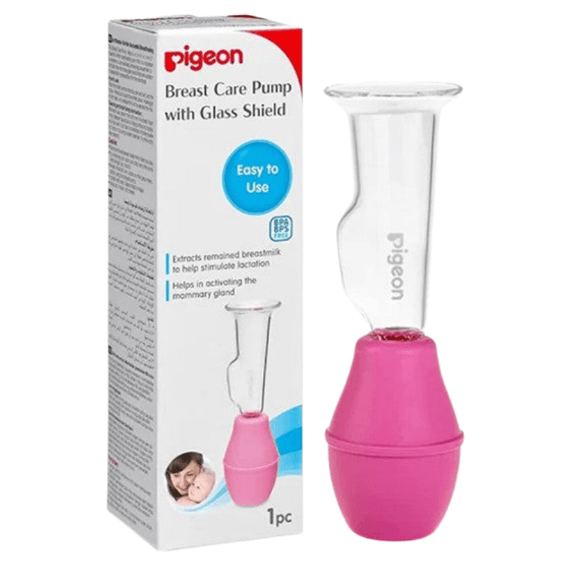 PIGEON Breast Care Pump with Glass Shield 26275