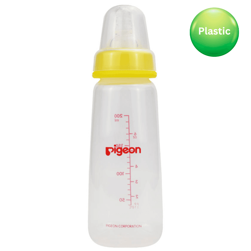 PIGEON Plastic Bottle Slim Neck Clear - 200ml PA26009