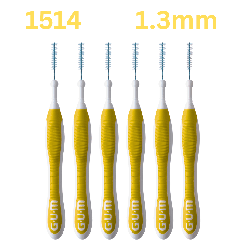 GUM - Interdental Traveler Brush 1.3mm 1514 - 6 Pieces