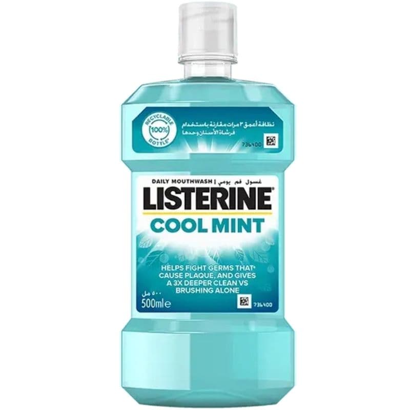 LISTERINE Cool Mint Mouthwash - 500ml LSR002