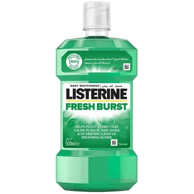LISTERINE Fresh Burst Mouthwash - 500ml LSR101