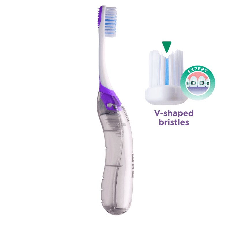 جم - اورثو فرشاة أسنان للسفر