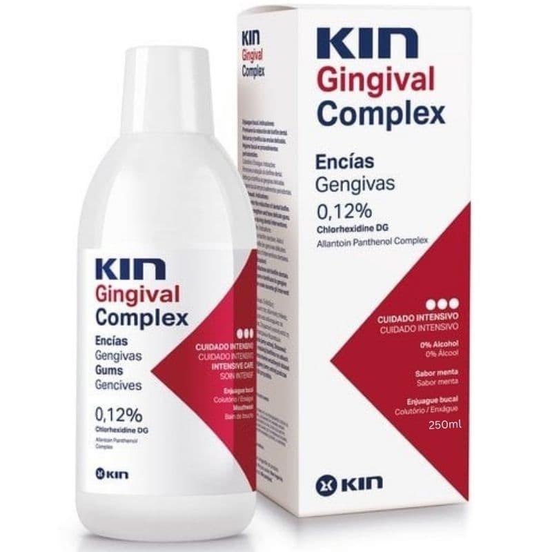 KIN Gingival Complex 0.12% Chlorhexidine Mouthwash - 250ml - KIN001