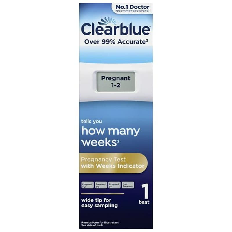 CLEARBLUE Digital with Weeks Indicator - 1 Pregnancy Test 360