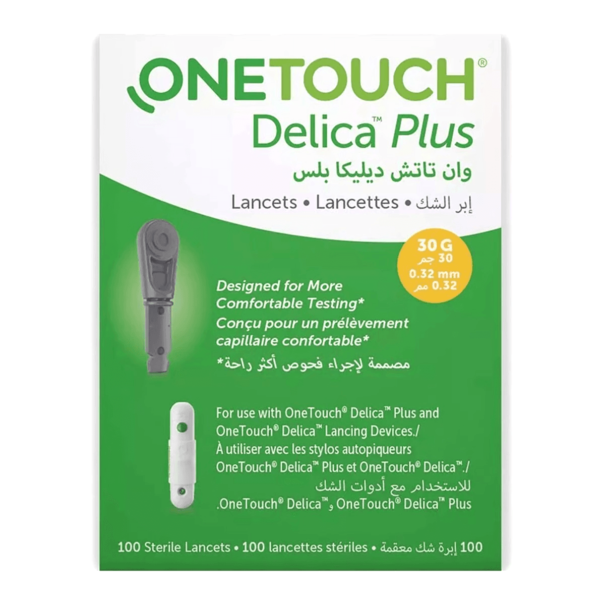 ONE TOUCH Delica Plus - 100 Lancets