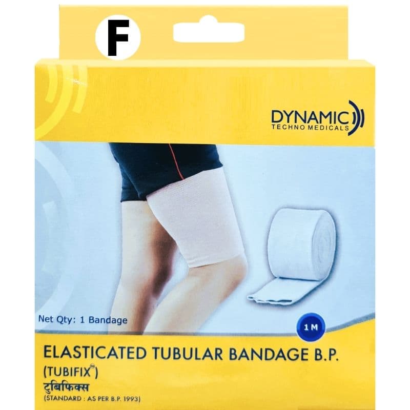 DYNA Tubi-fix Tubular Elastic Bandage Size F - 10cmx1m 105753