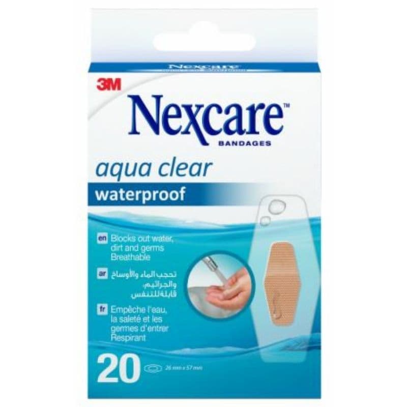 NEXCARE Aqua Clear Waterproof Bandages - 20 Pieces 586-20D
