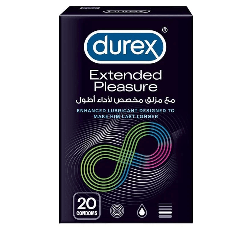 DUREX Extended Pleasure - 20 Condoms 3700