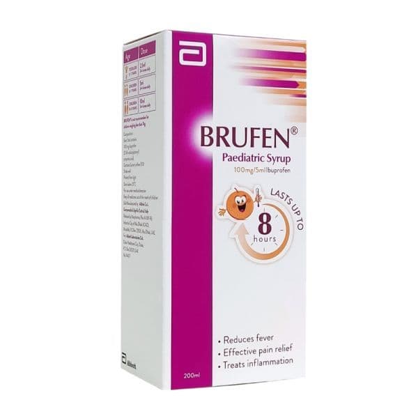 BRUFEN 100mg/5ml Ibuprofen - 100ml Syrup