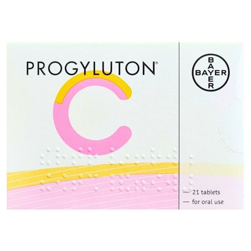 PROGYLUTON 2/0.5mg Estradiol Valerate/Norgestrel - 21 Tablets