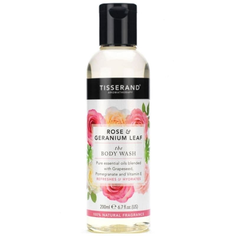 غسول الجسم تيسيراند برائحة الورد وأوراق إبرة الراعي - ٢٠٠ مل