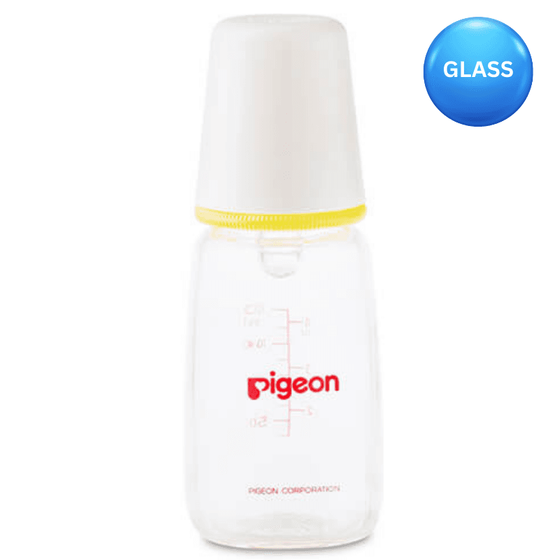 PIGEON Glass Bottle Slim Neck White - 120ml PA292