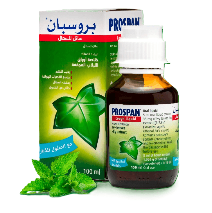 PROSPAN Ivy Leaf Extract /Menthol - 100ml Cough Syrup