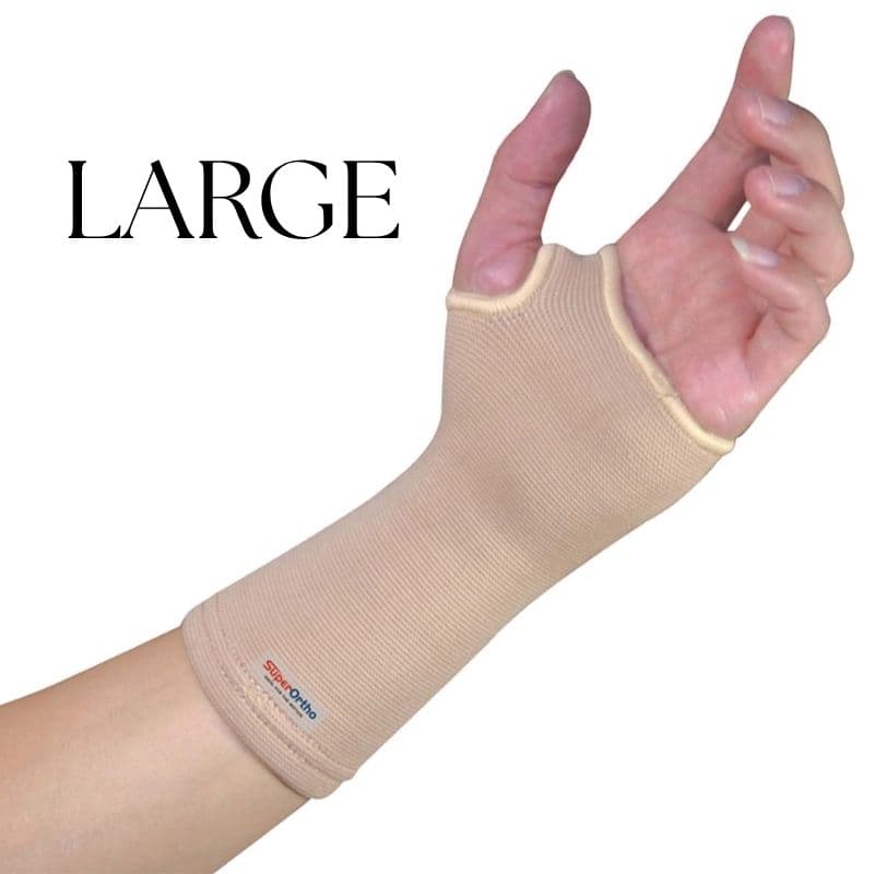 SUPER ORTHO Wrist Elastic Support Beige - Large A4-032