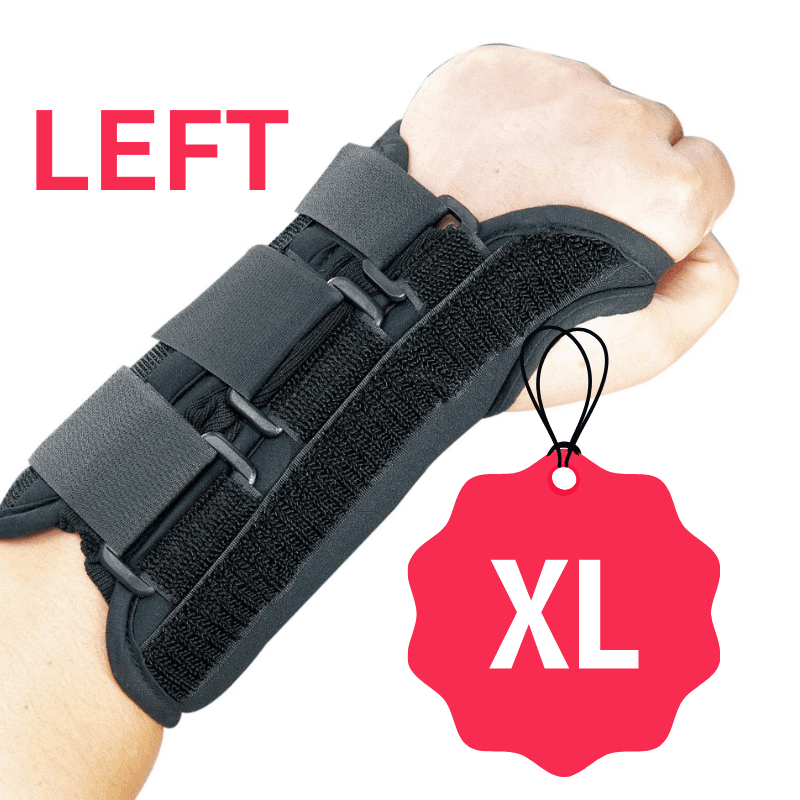 SUPER ORTHO - Wrist Splint Left - X large O4-002