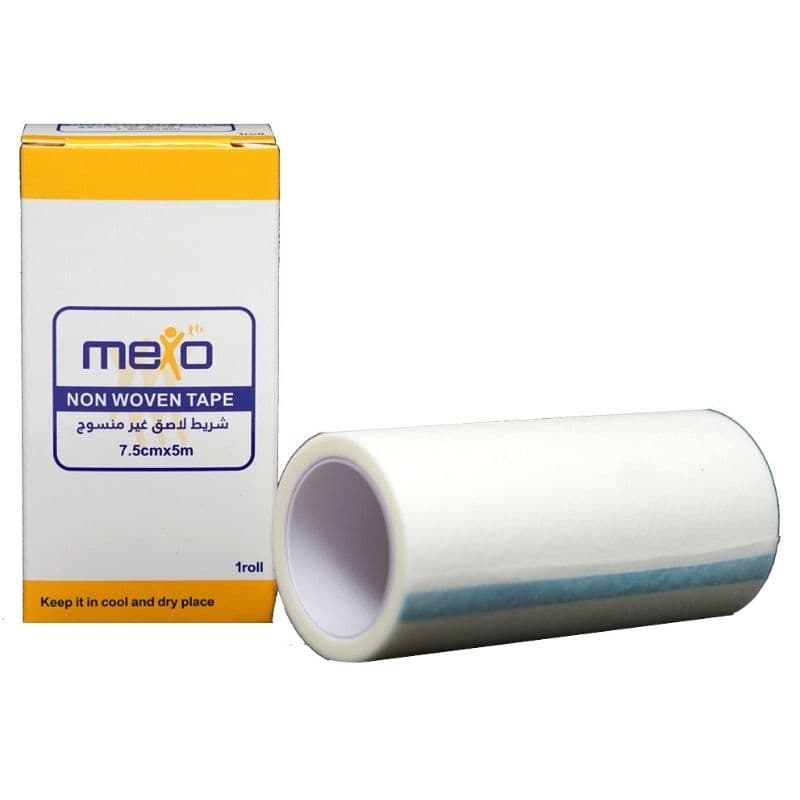 MEXO Dressing Tape Roll - Non-Woven 7.5cmx5m 130732