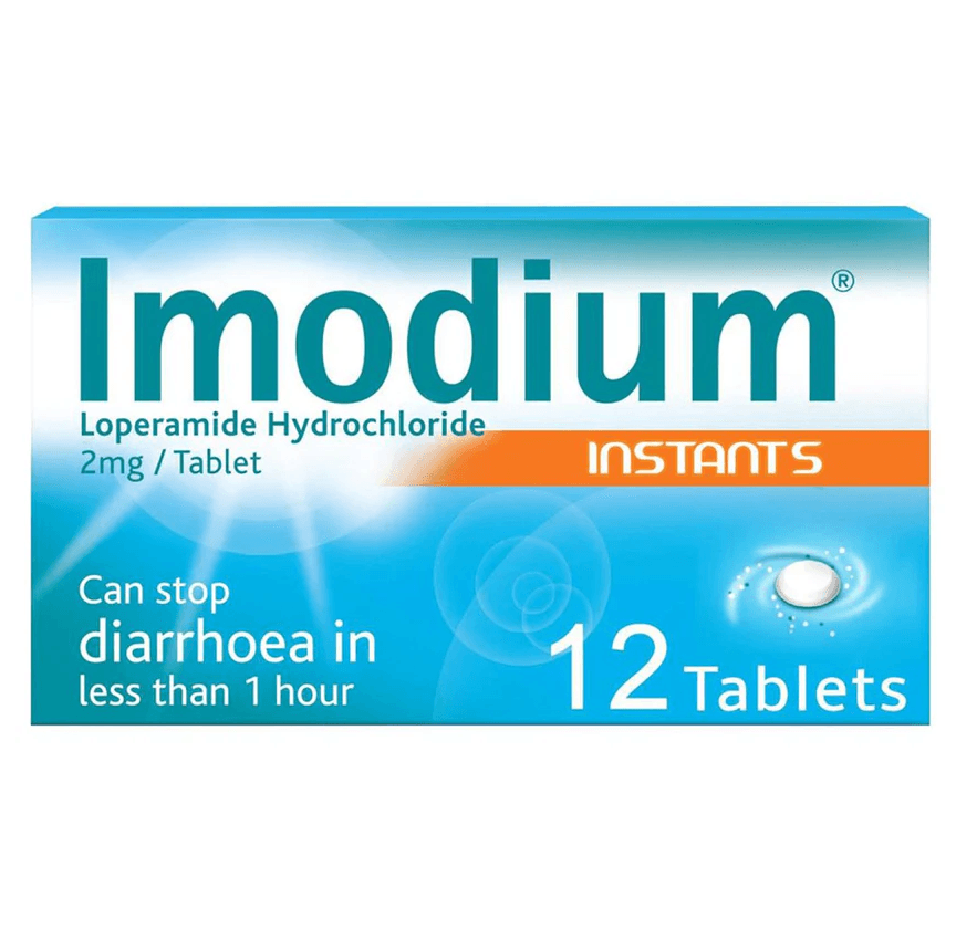 IMODIUM 2mg Loperamide - 12 Instants Tablets
