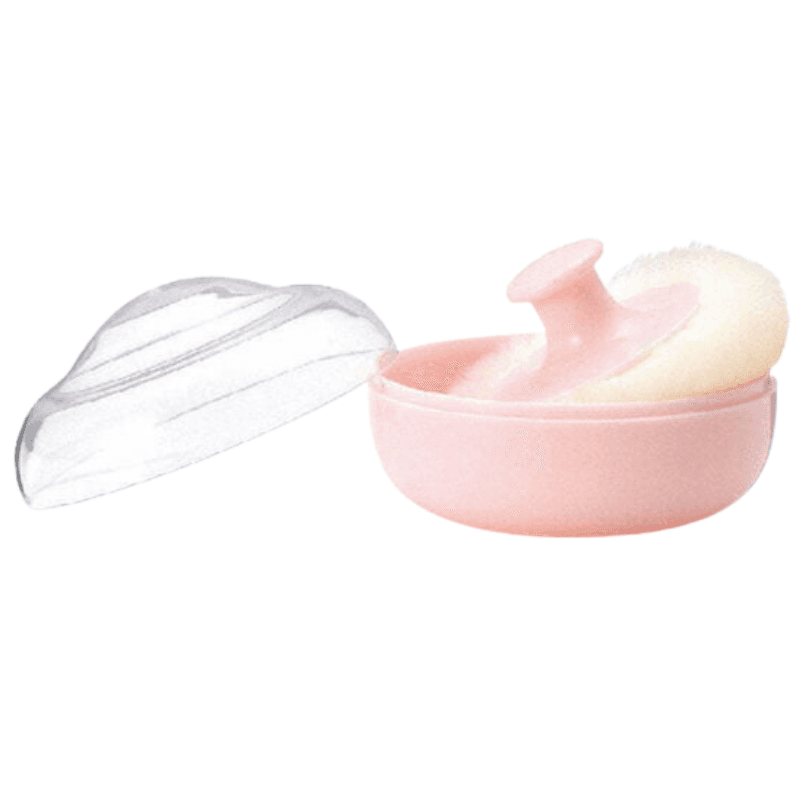 PIGEON Powder Case with Puff Pink 10260