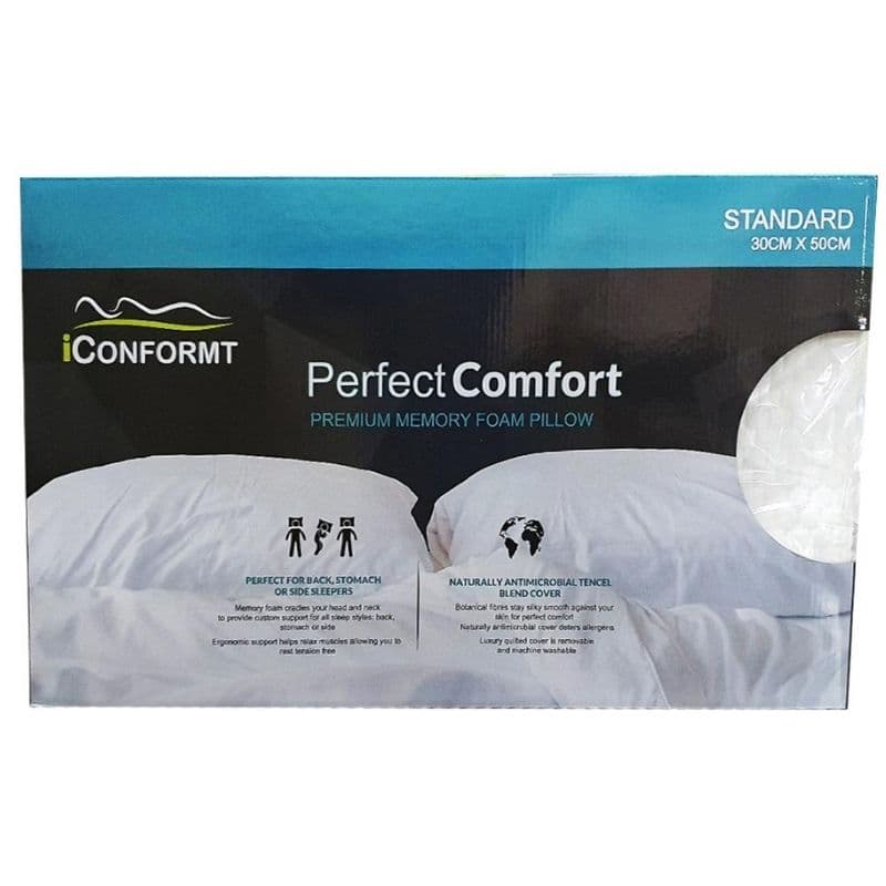 MX-LRD Perfect Comfort Memory Foam Pillow 128907