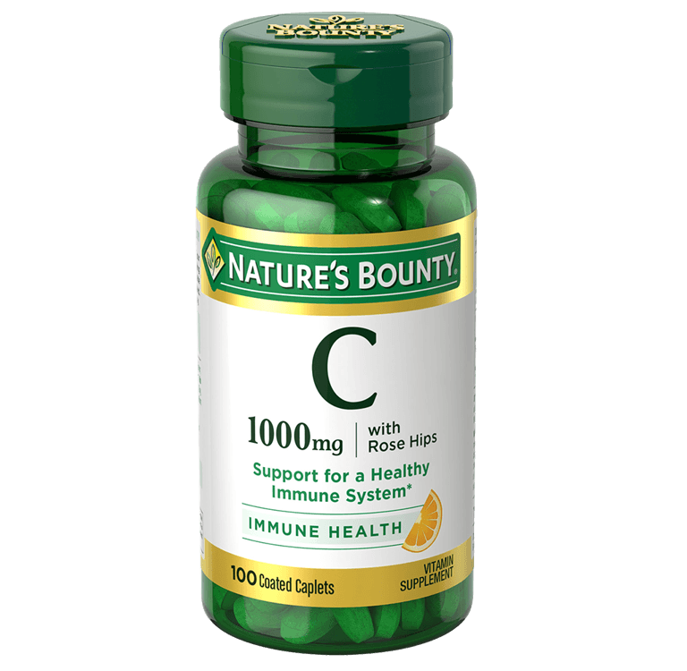 NATURES BOUNTY Vitamin C 1000mg with Rose Hips - 100 Tablets