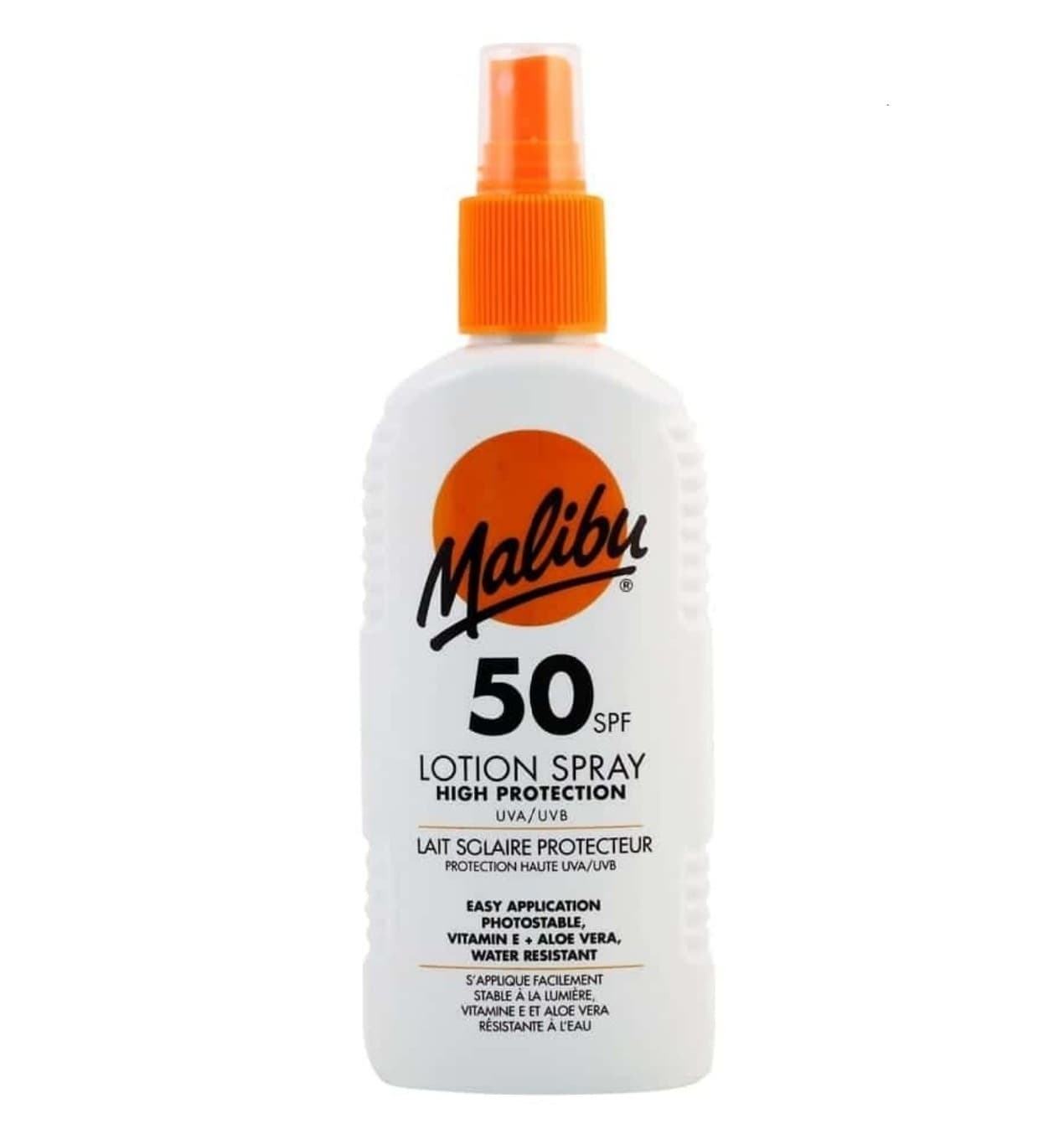 ماليبو بخاخ لوشن للحماية من الشمس مع عامل حماية من الشمس 50 - 200مل