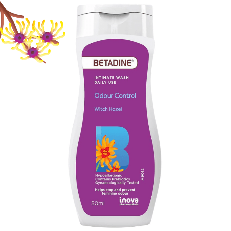 BETADINE Daily Intimate Wash Odour Control Witch Hazel - 50ml
