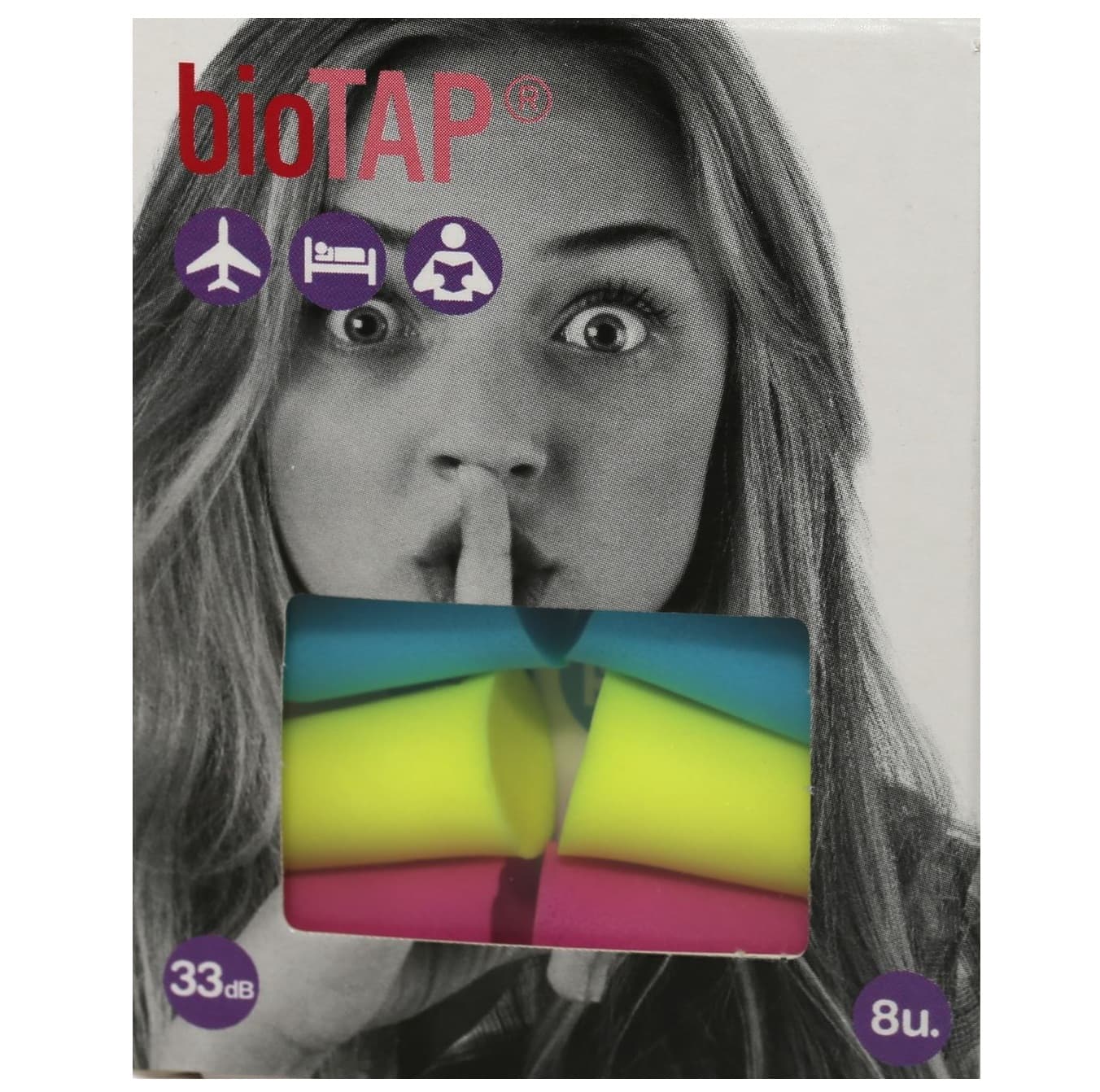 BIOTAP Earplugs PU Foam - 4 Pieces 63823337