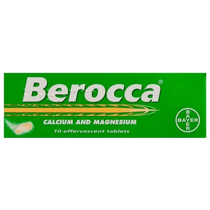 BEROCCA Calcium & Magnesium - 10 Effervescent Tablets