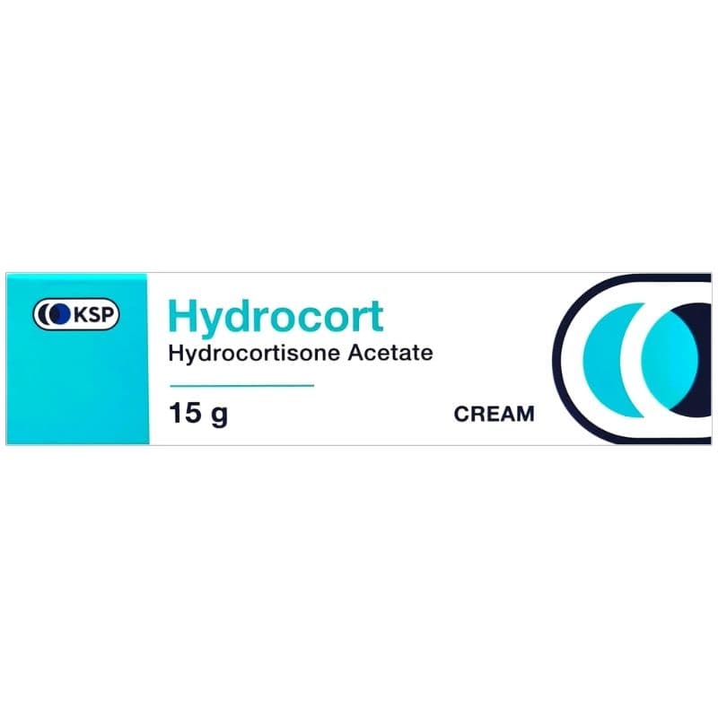 HYDROCORT K.S.P 1% Hydrocortisone Acetate - 15g Cream