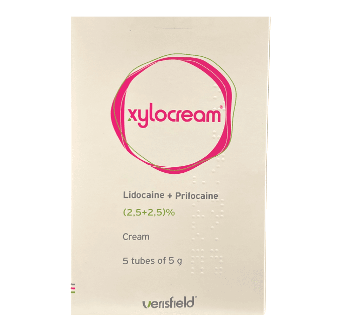 XYLO 25/25mg Lidocaine/Prilocaine - 5 Tubes x 5g Cream