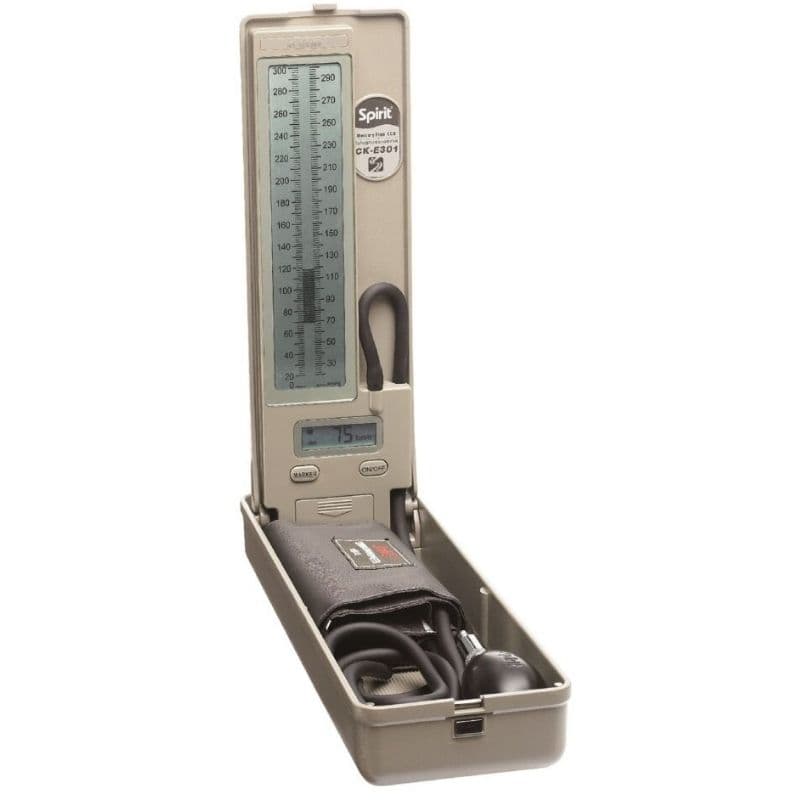 SPIRIT Mercury Sphygmomanometer Blood Pressure Monitor Ck-301 128088