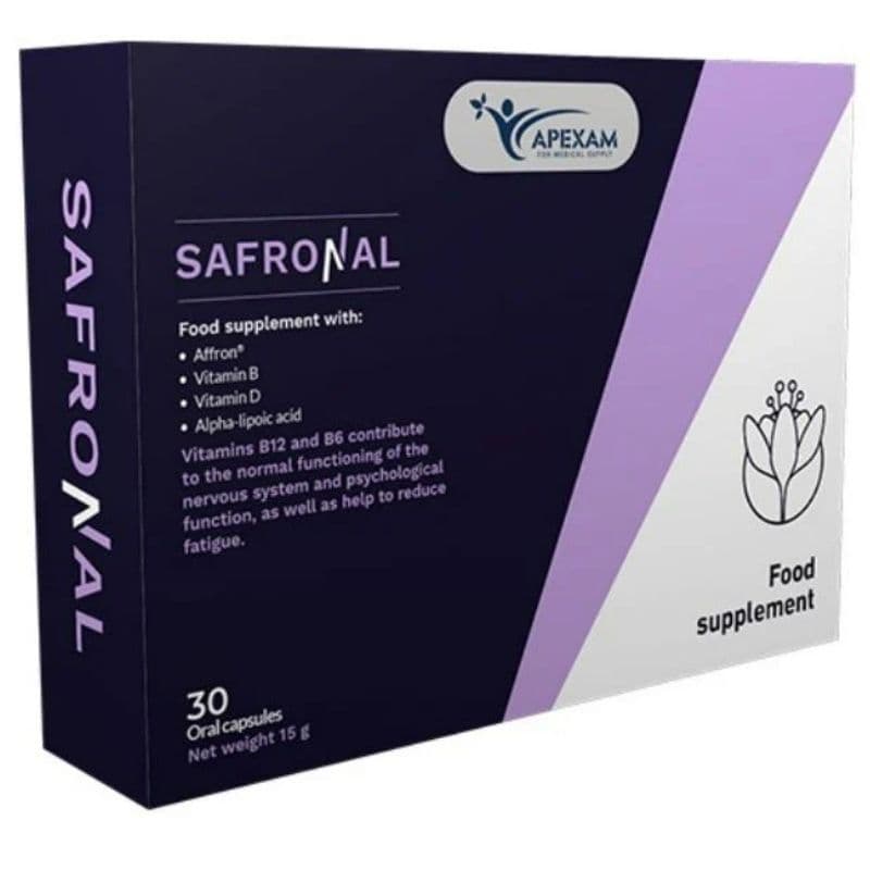 APEXAM Safronal - 30 Capsules