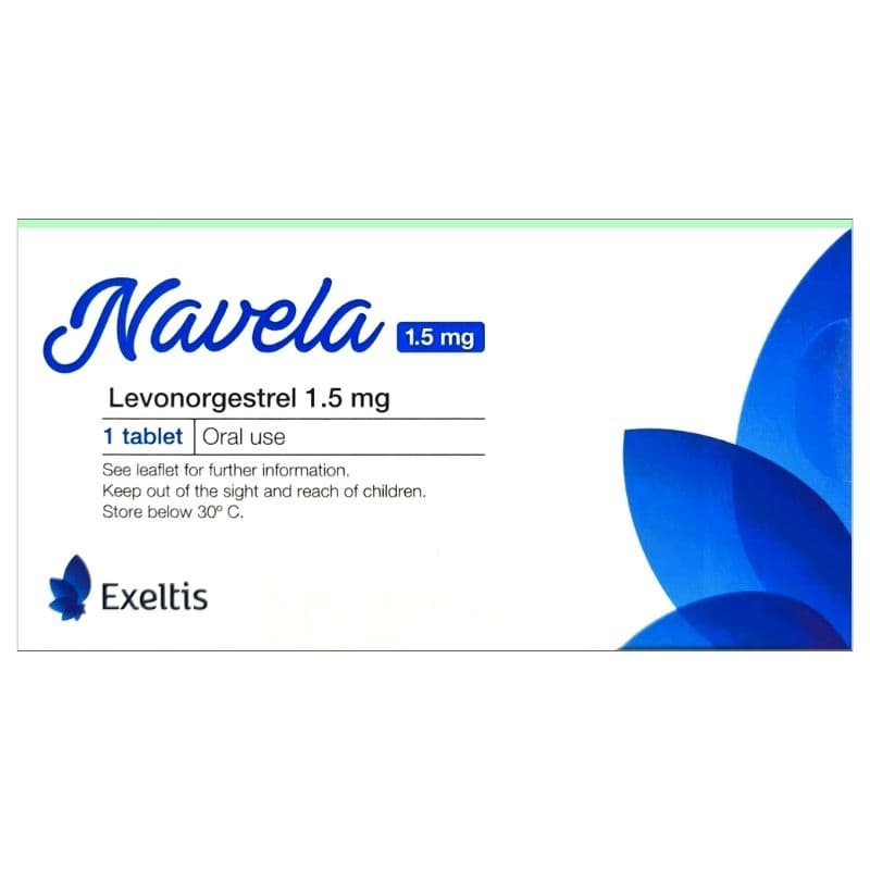 NAVELA 1.5mg Levonorgestrel - 1 Film Coated Tablet